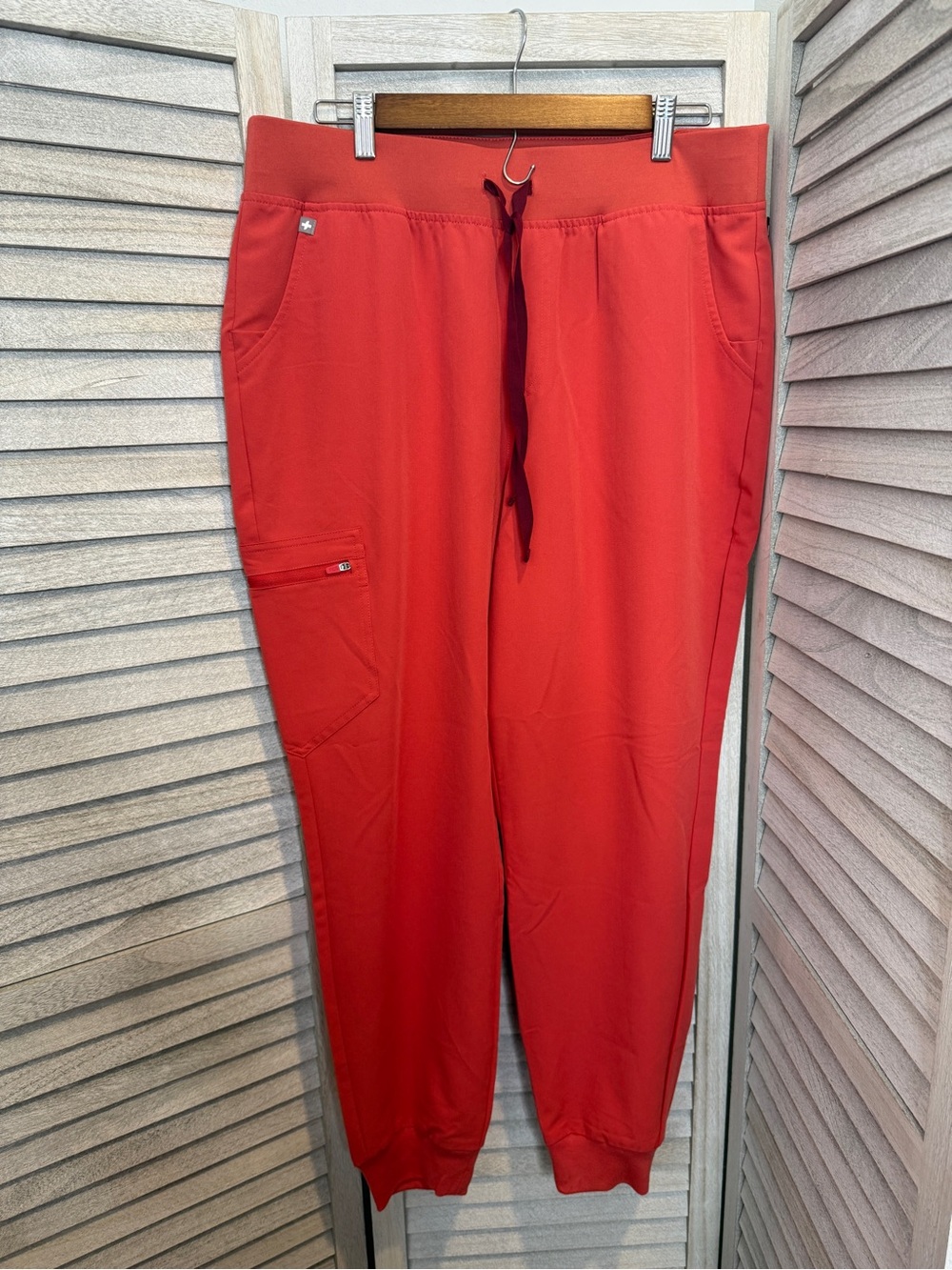 Figs Scrub Set Rafaela Top L Zamora Pant Size XL Coral - Picture 8 of 10